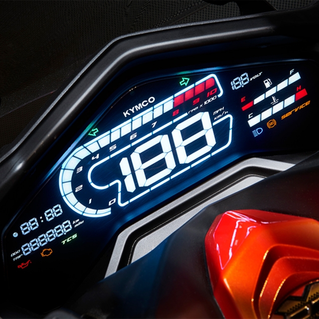 KYMCO DTX125 ABS POMARAŃCZOWY/CZARNY 2023