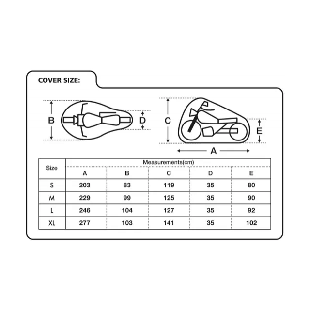 BIKETEC POKROWIEC WODOODPORNY AQUATEC NA MOTOCYKL ROZMIAR XL